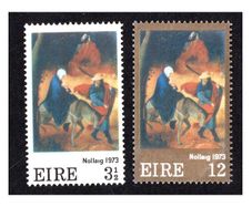 1973 Ireland Christmas Commemorative Stamp Mint Never Hinged (MNH)