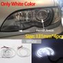 4x131mm SMD Cotton Light Switchback LED Angel Eye Halo Ring Kit For BMW 3 5 7 SERIES E36 E38 E39 E46 (with HID Xenon headlights) Image 10