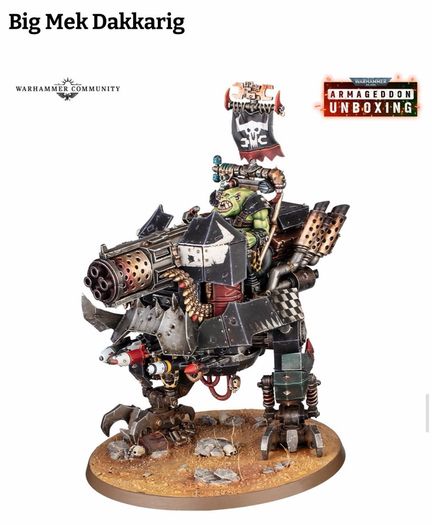 Warhammer 40k Ork Big Mek Dakka Rig