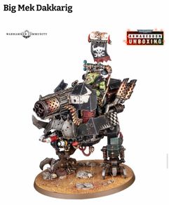 Warhammer 40k Ork Big Mek Dakka Rig