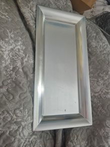 silver tray