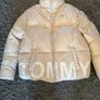 Tommy Hilfiger beige puffa jacket worn once! Like new! Age 16 Image 2