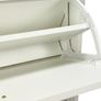 White Shoe Storage Cabinet with Shelves Image 5