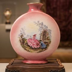 Lovely Vintage 1940's moon flask Vase