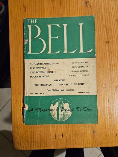 The Dubliner. 1964 Literary Magazines . PLUS THE BELL LITERARY MAGAZINES 1951BOTH IN Good Condition.  See Photos For Same.