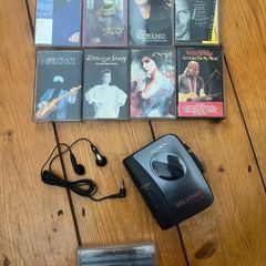 Sony Walkman and cassettes