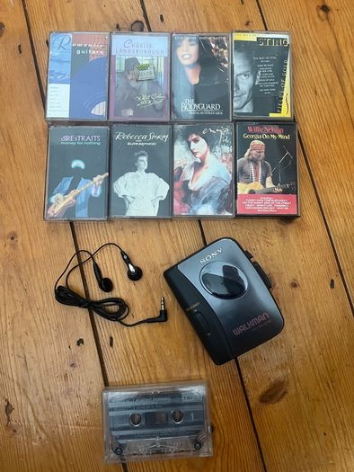 Sony Walkman and cassettes