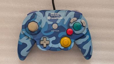 Hori Pad Cube - Nintendo Gamecube Controller - Blue Camo