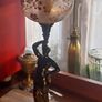 Vintage Antique oil Lamp Image 7