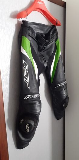 RST TracTech Evo 4 Two Piece Leather Suit Kawasaki Ninja Green (not Alpinestars Furygan Dainese)