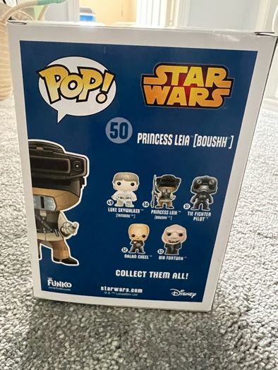 Princess Leia Boushh Star Wars 50 Pop Vinyl