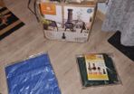 BRAND NEW: XL Cast Iron Chimenea Bundle! Logs & Cover Included!