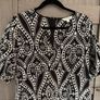 Flattering Black & Cream embroidered dress Image 4