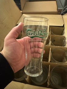 Pint Glasses Carlsberg x24