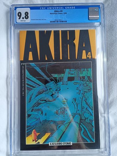 Akira Issue 4 CGC 9.8 Certified Graded Comic Book Framed Marvel