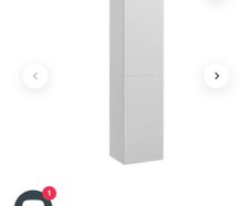 Tavistock Cadence White 2-Column Tallboy Storage Unit