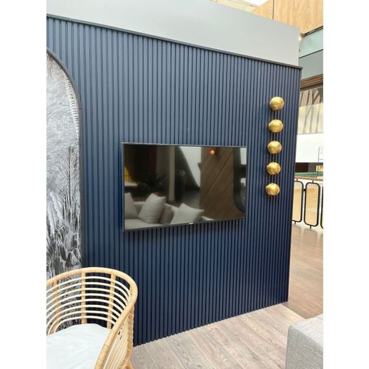 18mm MDF Wood Wall Panel London Blues 280x12.1cm