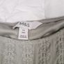 Marks & Spencer Sage Muted Green Textured Smocked Shirred Gathered Side Bodycon Sleeveless Top 14UK/42EU Image 3