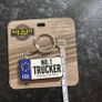 Novelty Irish "No. 1 Trucker" Registration Plate Keyring by Kilnew Greetings Image 4