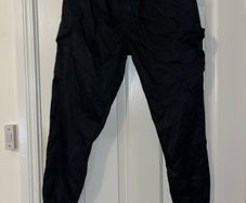 Black Cargo Trouser size medium