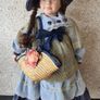 Collectible Porcelain Doll with Original Box  Storage Clearance Sold as seen Image 4