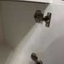 White IKEA Kallax Insert with Door & Knob Image 3