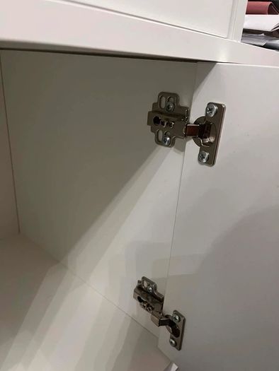 White IKEA Kallax Insert with Door & Knob