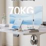 Brand New Unused Height-Adjustable Standing Desk 180 x 80 cm, Electric Desk, Standing Table, Office Table, Standing Desk, Office Table, White Image 3