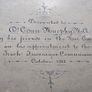Antique 1912 Irish Insurance Commissioners Antique Silver Serving Tray Image 2