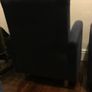 Sofa, Chair + Footstool (navy) Image 7