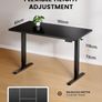 Electric Standing Desk with Advanced Brushless Motor, 160 x 80 cm Height Adjustable Desk with 100kg Load Capacity, Quiet Operation, Sturdy Metal Frame Image 2