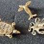3 brass animals. Solid brass. Image 2