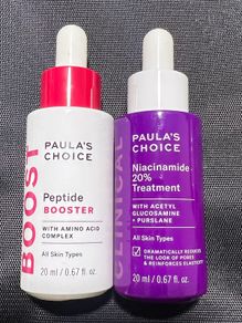 Paula choice peptide booster and niacinamide, 20% treatment