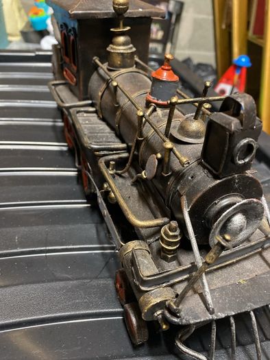metal train ornament