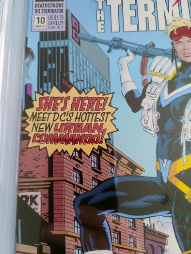 Deathstroke The Terminator  Issue 10 CBCS / CGC 9.2 Certified Graded Comic Framed  DC Marvel