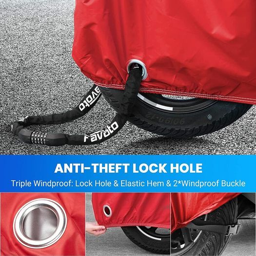 Outdoor Motorcycle Cover 210D Waterproof Outdoor Motorbike Cover