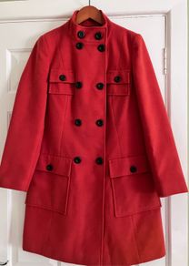 Ladies Orange Coat by Marks&Spencer