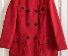 Ladies Orange Coat by Marks&Spencer