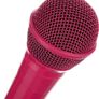 Karaoke Microphone Wired Unidirectional Dynamic Microphone with Three Metre Cord - Pink Image 2