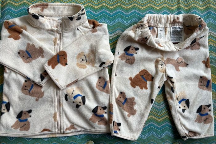 H&M baby 2 piece set fleece