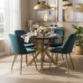 Jupiter X Frame Loft Dining Table 100+40cm Gold Jupiter Loft Dining Table 100+40cm Gold max 260cm Image 6