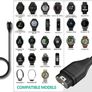 5x 1m USB Charging & Data Cable for Garmin Fenix Forerunner Venu Vivoactive BULK / WHOLESALE Image 4