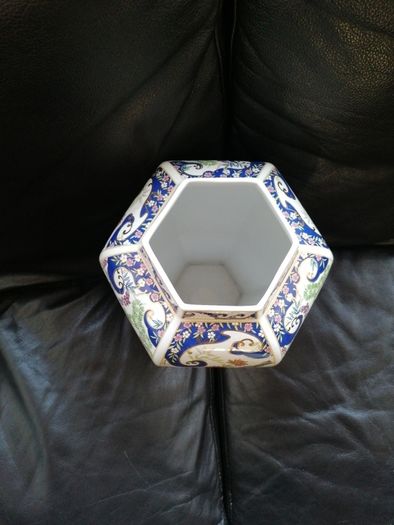 Antique Six Panel Vase