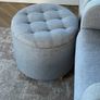 Couch and 2 Armchairs with storage Pouffe Image 5