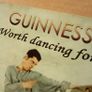 Guinness dancing man sign Guinness tin metal sign Image 3