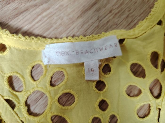 Yellow Beachwear Top  Size 12-14