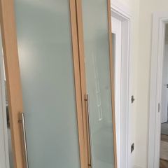 Wardrobe requires assembly, doors, shelves and backing.