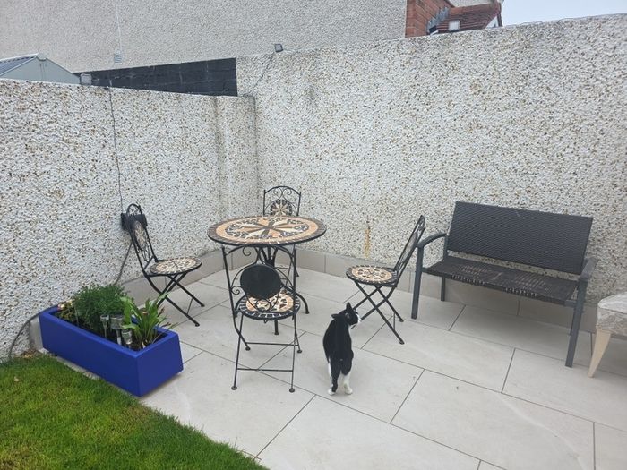 mosaic garden table