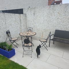 mosaic garden table