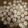 World Silver Coin Lot 860 Grams Silver Mixed Countries and Condition Image 2